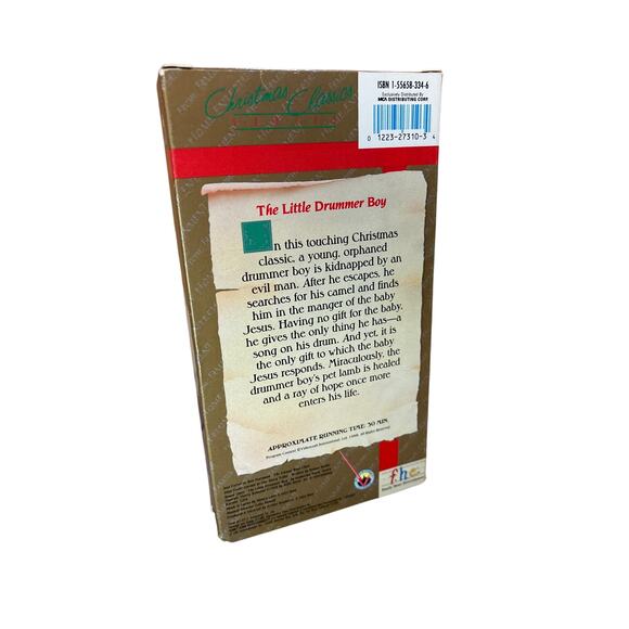 The Little Drummer Boy VHS Tape Classic Christmas Movie Vintage Holiday Film - Picture 4 of 11